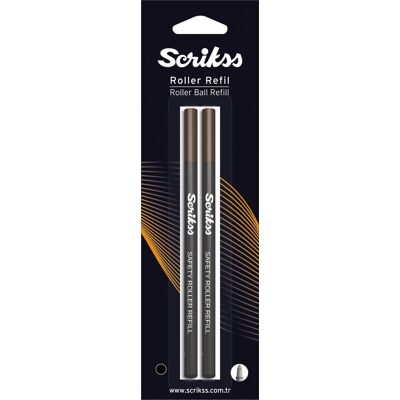 Scrikss Refill Rollerpen Sort M 2 Stk. Scrikss Refill Rollerpen Sort M 2 Stk.