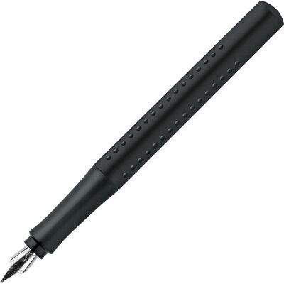 Faber-Castell Grip Fyldepen F Sort Faber-Castell Grip Fyldepen F Sort