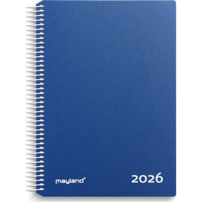 Mayland 2026 Timekalender, Plast, Blå Mayland 2026 Timekalender, Plast, Blå