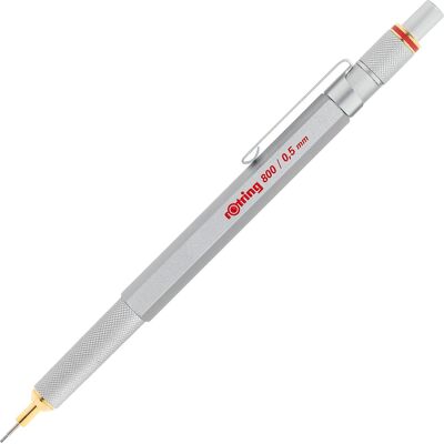 Rotring 800 Stiftblyant 0,5 Mm Sølv Rotring 800 Stiftblyant 0,5 Mm Sølv