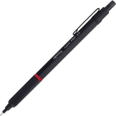 Rotring Rapid Pro Stiftblyant 0,5 Mm Mat Sort Rotring Rapid Pro Stiftblyant 0,5 Mm Mat Sort