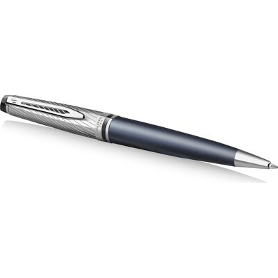 Waterman Expert Deluxe Metallic Grey Kuglepen M Waterman Expert Deluxe Metallic Grey Kuglepen M