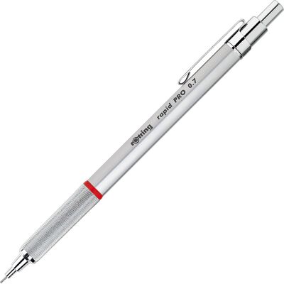 Rotring Rapid Pro Stiftblyant 0,7 Mm Chrome Rotring Rapid Pro Stiftblyant 0,7 Mm Chrome
