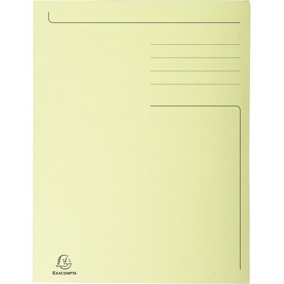 Exacompta Forever 3-Klap Mappe, A4, Gul Exacompta Forever 3-Klap Mappe, A4, Gul