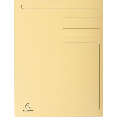 Exacompta Forever 3-Klap Mappe, A4, Okker Exacompta Forever 3-Klap Mappe, A4, Okker