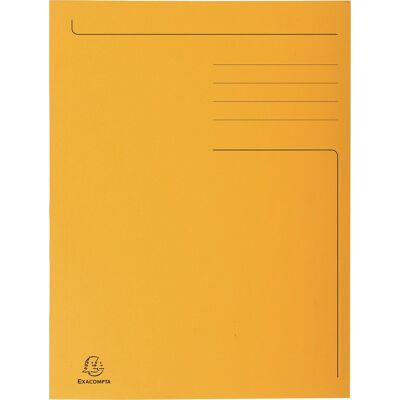 Exacompta Forever 3-Klap Mappe, Folio, Orange Exacompta Forever 3-Klap Mappe, Folio, Orange
