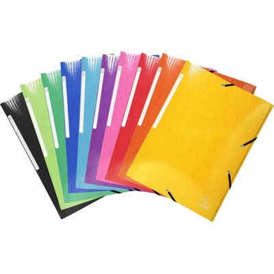 Exacompta Iderama Elastikmappe, 3-Klap, Ass. Exacompta Iderama Elastikmappe, 3-Klap, Ass.