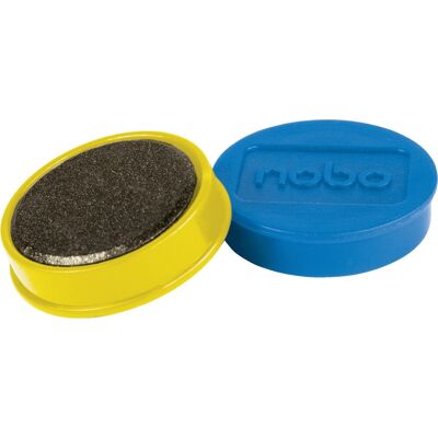 Nobo Whiteboard Magneter Ø38mm, Assorteret, 10 Stk Nobo Whiteboard Magneter Ø38mm, Assorteret, 10 Stk