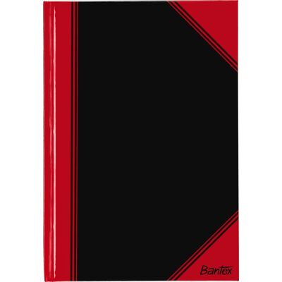 Bantex Kina Notes A5 Linjeret Sort/rød Bantex Kina Notes A5 Linjeret Sort/rød