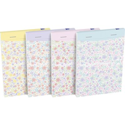 Oxford Floral Notesblok 10x14 Cm Linjeret Ass. Oxford Floral Notesblok 10x14 Cm Linjeret Ass.