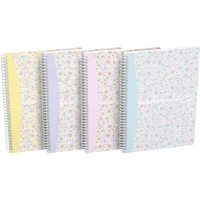 Oxford Floral Spiralbog B5 Kvadreret Ass. Oxford Floral Spiralbog B5 Kvadreret Ass.