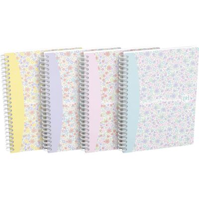 Oxford Floral Spiralbog A5 Linjeret Ass. Oxford Floral Spiralbog A5 Linjeret Ass.