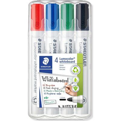 Staedtler 351 Whiteboard Marker 4 Farver Staedtler 351 Whiteboard Marker 4 Farver