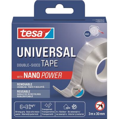 Tesa Nano Power Universaltape, 30mm X 3m Tesa Nano Power Universaltape, 30mm X 3m