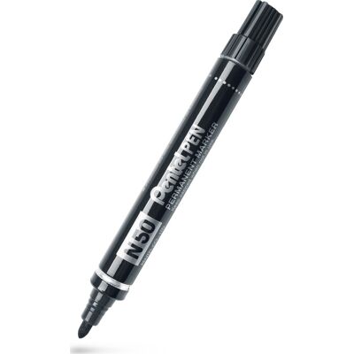 Pentel N50 Permanent Marker Rund Sort Pentel N50 Permanent Marker Rund Sort