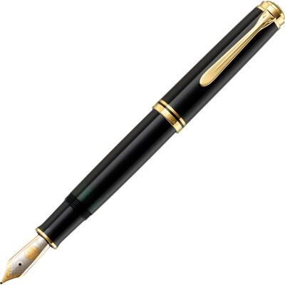 Pelikan Souverän 1000 Fyldepen, F, Black Pelikan Souverän 1000 Fyldepen, F, Black