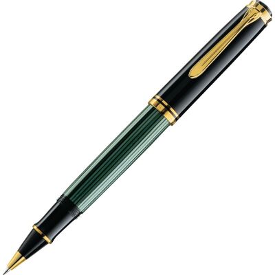 Pelikan Souverän 800 Rollerpen, Black/green Pelikan Souverän 800 Rollerpen, Black/green