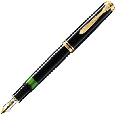 Pelikan Souverän 600 Fyldepen, Ef, Black Pelikan Souverän 600 Fyldepen, Ef, Black