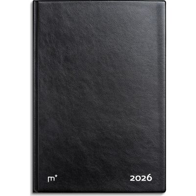 Mayland 2026 Diplomat Ugekalender, Vinyl, Sort Mayland 2026 Diplomat Ugekalender, Vinyl, Sort