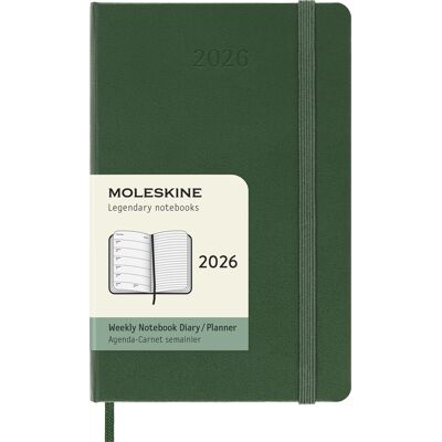 Moleskine 2026 Kalender H Uge Poc. Grøn Moleskine 2026 Kalender H Uge Poc. Grøn