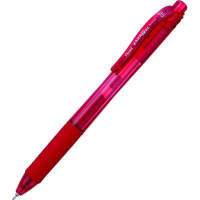 Pentel Energelx Bln105 Rollerpen 0,5 Rød Pentel Energelx Bln105 Rollerpen 0,5 Rød