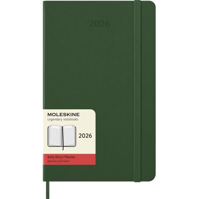 Moleskine 2026 Kalender H Dag L Grøn Moleskine 2026 Kalender H Dag L Grøn