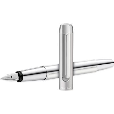 Pelikan Pura Fyldepen, F, Silver Pelikan Pura Fyldepen, F, Silver