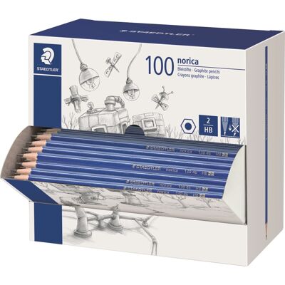 Staedtler 130 Norica Blyant Hb 100 Stk. Staedtler 130 Norica Blyant Hb 100 Stk.