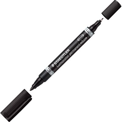 Staedtler 348 Duo Permanent Marker Sort Staedtler 348 Duo Permanent Marker Sort