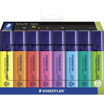 Staedtler Highlighter 8 Farver Staedtler Highlighter 8 Farver