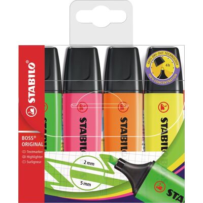 STABILO BOSS ORIGINAL Highlighter Tegnebog - Markør STABILO BOSS ORIGINAL Highlighter Tegnebog - Markør