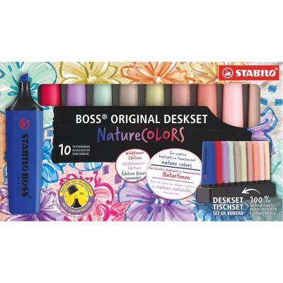 Stabilo Boss Highlighter Nature 10 Farver Stabilo Boss Highlighter Nature 10 Farver