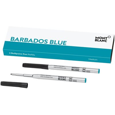 Montblanc Refill, Kuglepen, M, 2 Stk., Lyseblå Montblanc Refill, Kuglepen, M, 2 Stk., Lyseblå