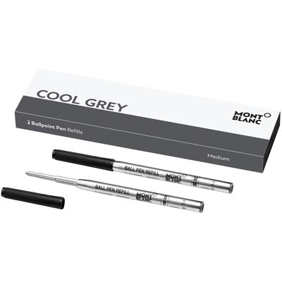 Montblanc Refill, Kuglepen, M, 2 Stk., Grå Montblanc Refill, Kuglepen, M, 2 Stk., Grå