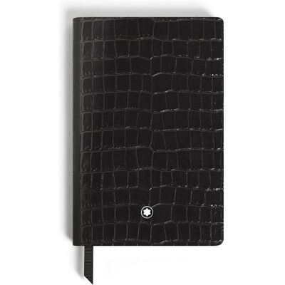 Montblanc Notesbog Croco, Small, Linjeret, Black Montblanc Notesbog Croco, Small, Linjeret, Black