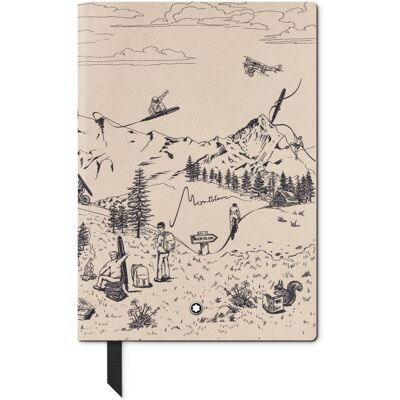 Montblanc Notesbog Holiday, Medium, Linj., White Montblanc Notesbog Holiday, Medium, Linj., White