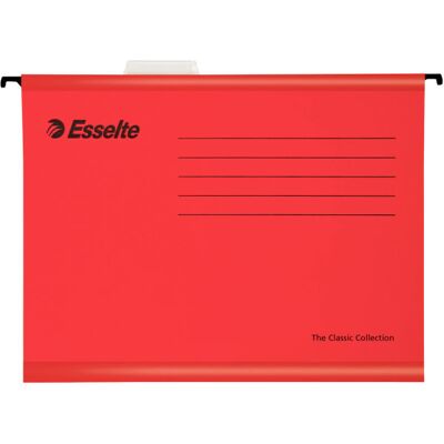 Esselte Classic Hængemappe Folio Rød Esselte Classic Hængemappe Folio Rød