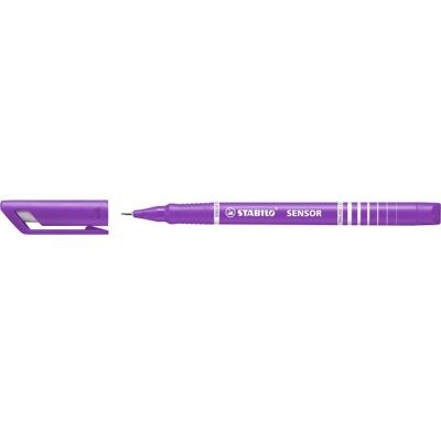 STABILO Sensor Fineliner Lilla - 1 stk STABILO Sensor Fineliner Lilla - 1 stk