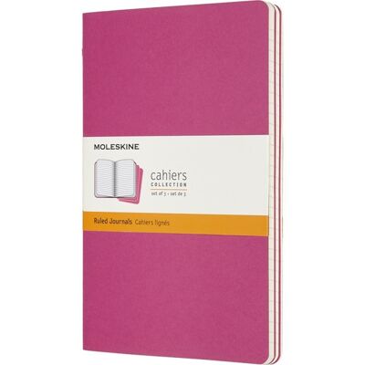 Moleskine Cahier Notesbog L Linj. Pink Moleskine Cahier Notesbog L Linj. Pink
