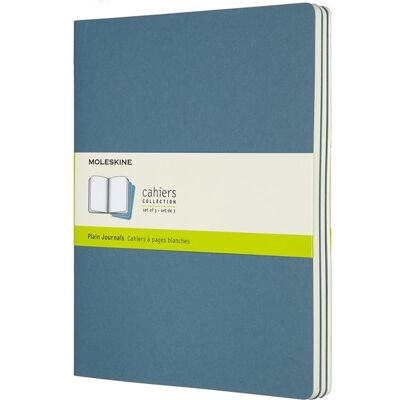 Moleskine Cahier Notesbog Xl Blan. Blå Moleskine Cahier Notesbog Xl Blan. Blå