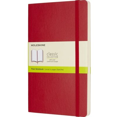 Moleskine Clas. S Notesbog L Blan. Rød Moleskine Clas. S Notesbog L Blan. Rød