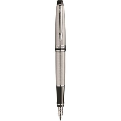 Waterman Expert Stainless Steel Ct Fyldepen M Waterman Expert Stainless Steel Ct Fyldepen M