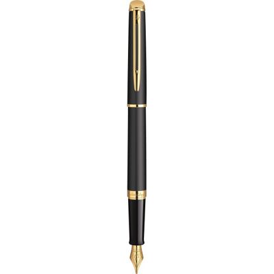 Waterman Hémisphère Matte Black Gt Fyldepen M Waterman Hémisphère Matte Black Gt Fyldepen M