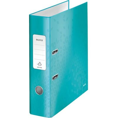 Leitz 180 Wow Brevordner A4 80mm Isblå Leitz 180 Wow Brevordner A4 80mm Isblå