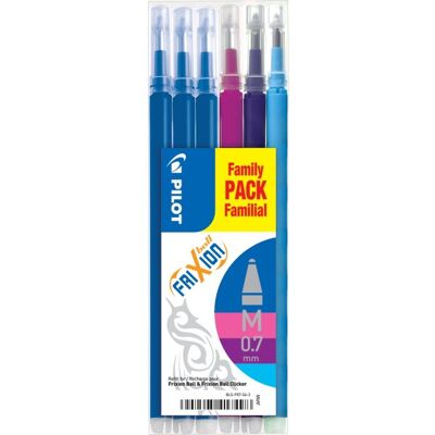 Pilot Frixion Refill M B/p/v/lb 6 Stk. Pilot Frixion Refill M B/p/v/lb 6 Stk.