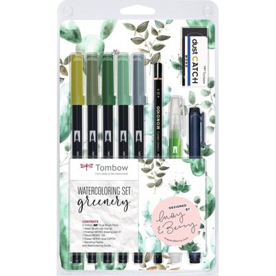 Tombow Dual Penseltusser Greenery 9 Stk. Tombow Dual Penseltusser Greenery 9 Stk.