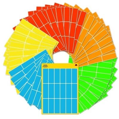 Avery 51047 Farvede Etiketter, 50x19 Mm, 540 Stk. Avery 51047 Farvede Etiketter, 50x19 Mm, 540 Stk.