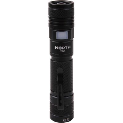 NORTH Lommelygte 950Lumen Zoom Sort Luftfarts Aluminium - Lommelygte NORTH Lommelygte 950Lumen Zoom Sort Luftfarts Aluminium - Lommelygte