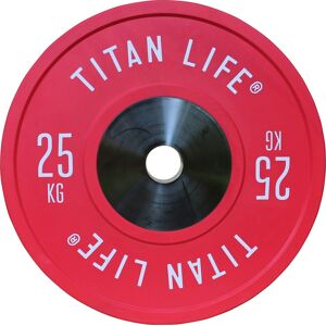 Titan Life Elite Bumper Plate, 25 Kg
