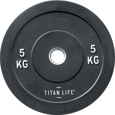 Titan Life Rubber Bumper Plate 5 Kg Titan Life Rubber Bumper Plate 5 Kg